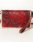 American Darling Organizer Saddle Blanket Genuine Leather Western Women Bag Handbag Purse | for Cute Travel