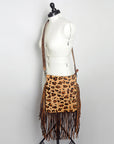 American Darling Messenger Hand Tooled Hair On Genuine Leather Western Women Bag Handbag Purse | Cute