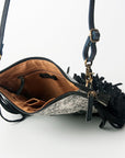 American Darling Cross Body Hair on Genuine Leather Western Women Bag | Black Handbag Purse Crossbody for Cute