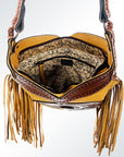 American Darling ADBGH129 Messenger Hand Tooled Genuine Leather Women Bag Western Handbag Purse