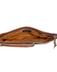 American Darling ADBG344TRQ3 Wristlet Embossed Genuine Leather Women Bag Western Handbag Purse