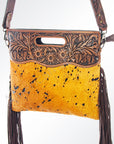American Darling Clutch Hand Tooled Saddle Blanket Fabric Genuine Leather Western Women Bag Handbag Purse | Purses for Cute