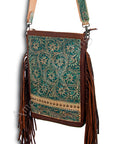 ADBG507 American Darling Hand Tooled Genuine Leather Women Bag Western Handbag Purse