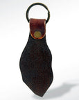 American Darling ADKR142 Hand Tooled Carved Genuine Leather Keyring