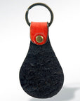 American Darling ADKR151 Hand Tooled Carved Genuine Leather Keyring