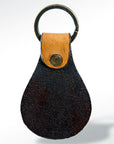 American Darling ADKR157 Hand Tooled Carved Genuine Leather Keyring