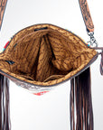 American Darling Signature Crossbody Hand Tooled Saddle Blanket Genuine Leather Women Bag Western Handbag Purse