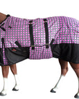 HILASON 1200D Winter Waterproof Poly Horse Printed Turnout Blanket Belly Wrap | Turnout Blankets for Horses