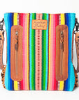 American Darling ADBGZ181 Messenger Saddle Blanket Genuine Leather Women Bag Western Handbag Purse