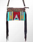 American Darling Cross Body Hand Tooled Saddle Blanket Genuine Leather Women Bag Western Handbag Purse
