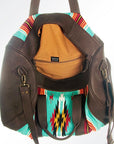 American Darling Saddle Blanket Genuine Leather Women Bag Western Handbag Purse
