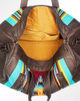American Darling Saddle Blanket Genuine Leather Women Bag Western Handbag Purse