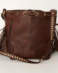 American Darling Bucket Hair On Genuine Leather Women Bag Western Handbag Purse