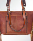 American Darling ADBGI103A Tote Hand Tooled Genuine Leather Women Bag Western Handbag Purse