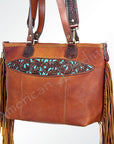 American Darling ADBGI103A Tote Hand Tooled Genuine Leather Women Bag Western Handbag Purse