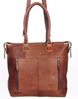 American Darling Tote Hand Tooled Hair On Genuine Leather Women Bag Western Handbag Purse