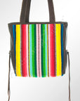 American Darling ADBGZ194F15 Tote Saddle Blanket Genuine Leather Women Bag Western Handbag Purse