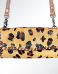 American Darling ADBG514BR Small Crossbody Hand Tooled Genuine Leather Women Bag Western Handbag Purse