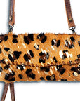 American Darling ADBG514BR Small Crossbody Hand Tooled Genuine Leather Women Bag Western Handbag Purse