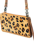 American Darling ADBG535BR Wallet Hand Tooled Genuine Leather Women Bag Western Handbag Purse