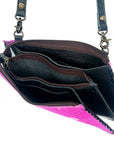 American Darling ADBG535BR Wallet Hand Tooled Genuine Leather Women Bag Western Handbag Purse