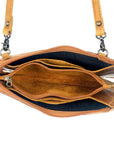 American Darling ADBG535BR Wallet Hand Tooled Genuine Leather Women Bag Western Handbag Purse