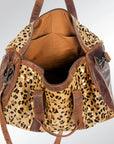 American Darling Women's Duffel Bag Western Hair On Genuine Leather Handbag and Ladies Purse