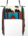 American Darling Saddle Blanket Genuine Leather Women Bag Western Handbag Purse