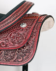 HILASON W. H. Ranch Roping Roper American Leather Saddle Mahogany –