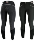 Horze Womens Nordic Performance Full Seat Breeches Silicone Grip Black