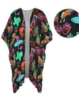 Baha Ranch Neon Vegas Duster Kimono Coverup