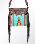 American Darling Cross Body Saddle Blanket Genuine Leather Western Women Bag |Handbag Purse Crossbody for Cute