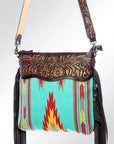 American Darling Cross Body Saddle Blanket Genuine Leather Western Women Bag |Handbag Purse Crossbody for Cute