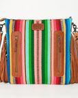 American Darling ADBGZ240 Tote Hand Tooled Saddle Blanket Genuine Leather Women Bag Western Handbag Purse