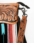 American Darling Signature Crossbody Hand Tooled Saddle Blanket Genuine Leather Women Bag Western Handbag Purse