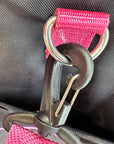 HILASON Western Horse Grooming Tote Bag Organizer Tool Kit Accessories Black/Pink