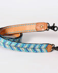 American Darling ADSTF115 Full Grain Genuine Leather Crossbody Handle Strap For Bags