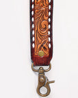 American Darling ADSTF117 Hand Tooled Genuine Leather Crossbody Handle Strap For Bags