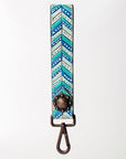 American Darling ADBRF124 Full Grain Genuine Leather Handle Strap For Wristlet Bags