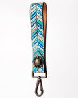 American Darling Full Grain Genuine Leather Handle Strap For Wristlet Bags