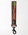 American Darling Hand Tooled Genuine Leather Handle Strap for Wristlet Bag Phone Wrist Keychain Wallet Purse Clutch Cellphone