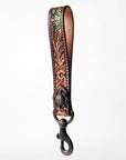 American Darling Full Grain Genuine Leather Handle Strap For Wristlet Bags