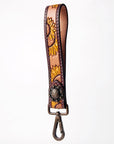 American Darling Full Grain Genuine Leather Handle Strap For Wristlet Bags