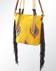 American Darling ADBG541DAR1 Tote Hand Tooled Saddle Blanket Genuine Leather Women Bag Western Handbag Purse
