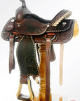 HILASON Western Horse Saddle American Leather Ranch Roping Cowboy | Hand Tooled Wade & For Horses