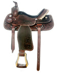 HILASON Western Horse Saddle American Leather Ranch Roping Cowboy | Hand Tooled Wade & For Horses