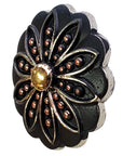HILASON Western Screw Back 3 Tone Finishing Concho Horse Saddle & Tack
