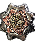 HILASON Western Screw Back 3 Tone Finishing Concho Horse Saddle & Tack