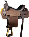 Western Horse Saddle American Leather Ranch Roping Cowboy Hilason