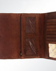 American Darling ADBG572 Wallet Hand Tooled Genuine Leather Women Bag Western Handbag Purse